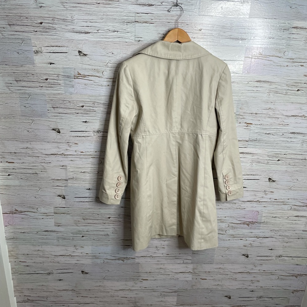 Roxy Women's Cream Trench Coat - Picture 8 of 12